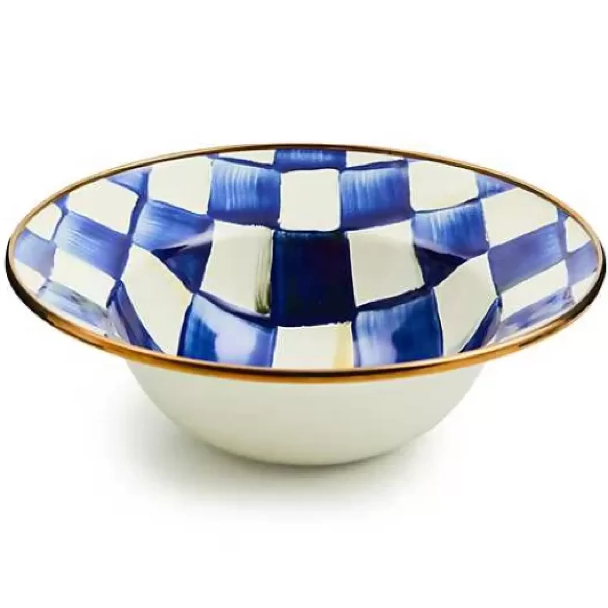 MacKenzie-Childs Royal Check Breakfast Bowl< Dinnerware & Flatware