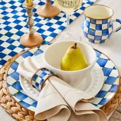 MacKenzie-Childs Royal Check Charger/Plate< Dinnerware & Flatware