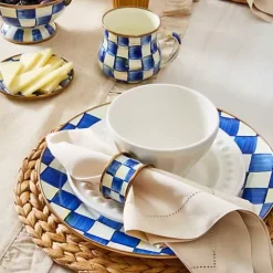 MacKenzie-Childs Royal Check Charger/Plate< Dinnerware & Flatware