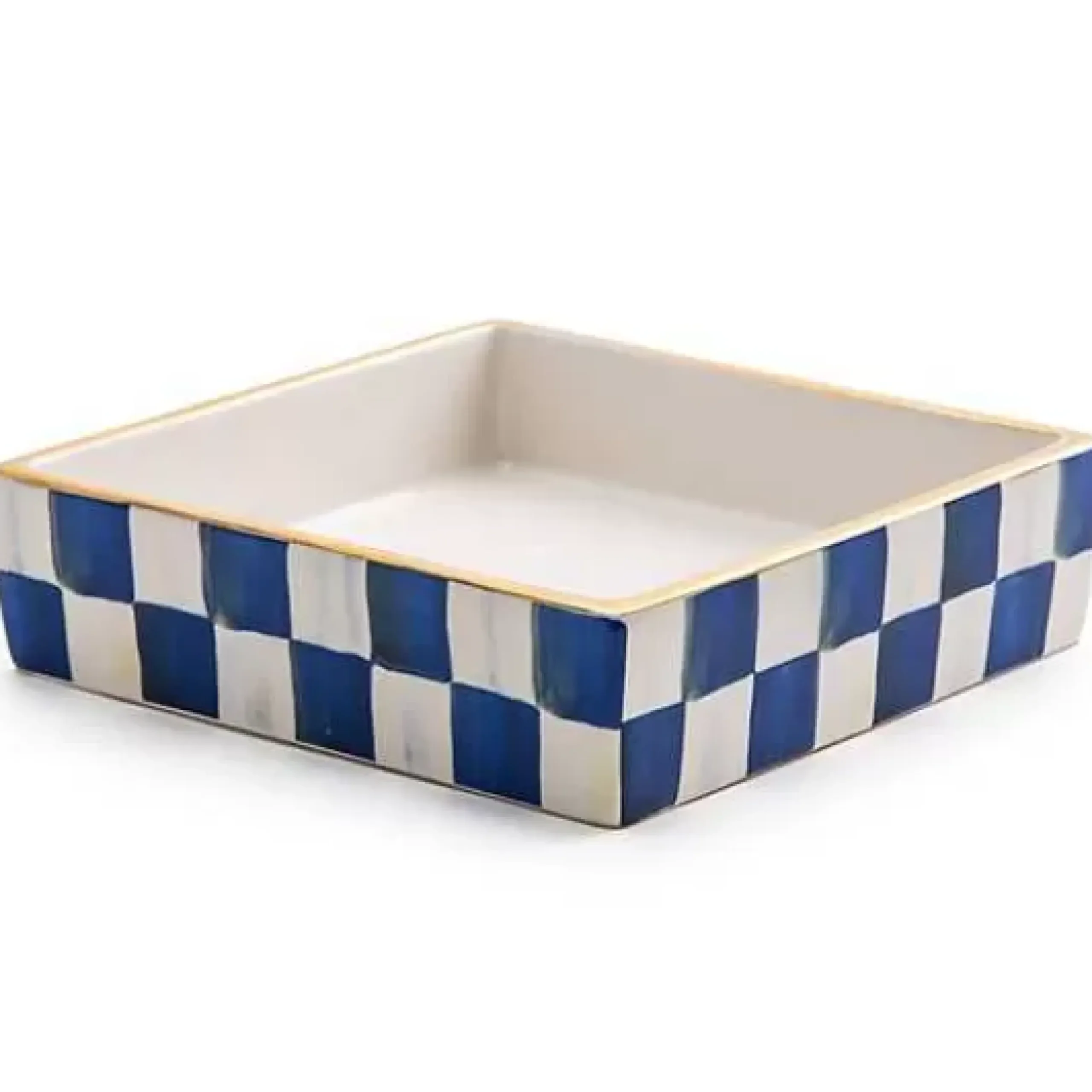 MacKenzie-Childs Royal Check Cocktail Napkin Holder< Table Accessories|Bar Entertaining