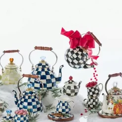 MacKenzie-Childs Royal Check Creamer< The Coffee Shop|Serveware