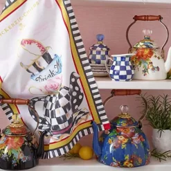 MacKenzie-Childs Royal Check Creamer< The Coffee Shop|Serveware
