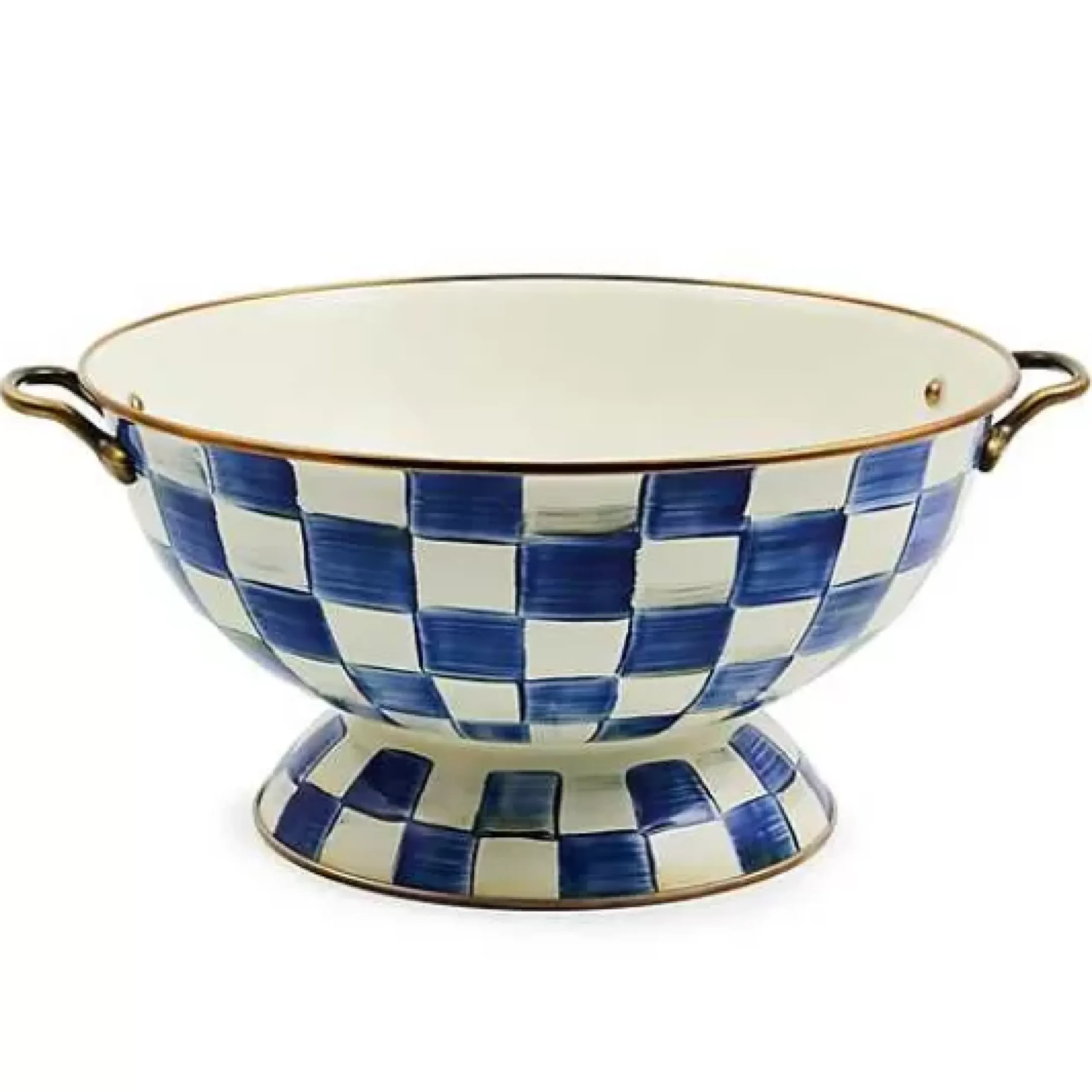 MacKenzie-Childs Royal Check Everything Bowl< Bar Entertaining|Serveware