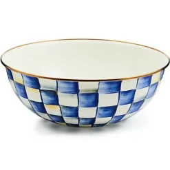 MacKenzie-Childs Royal Check Extra Large Everyday Bowl< Serveware