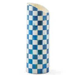 MacKenzie-Childs Royal Check Flicker 9 Pillar Candle< Candles & Fragrances
