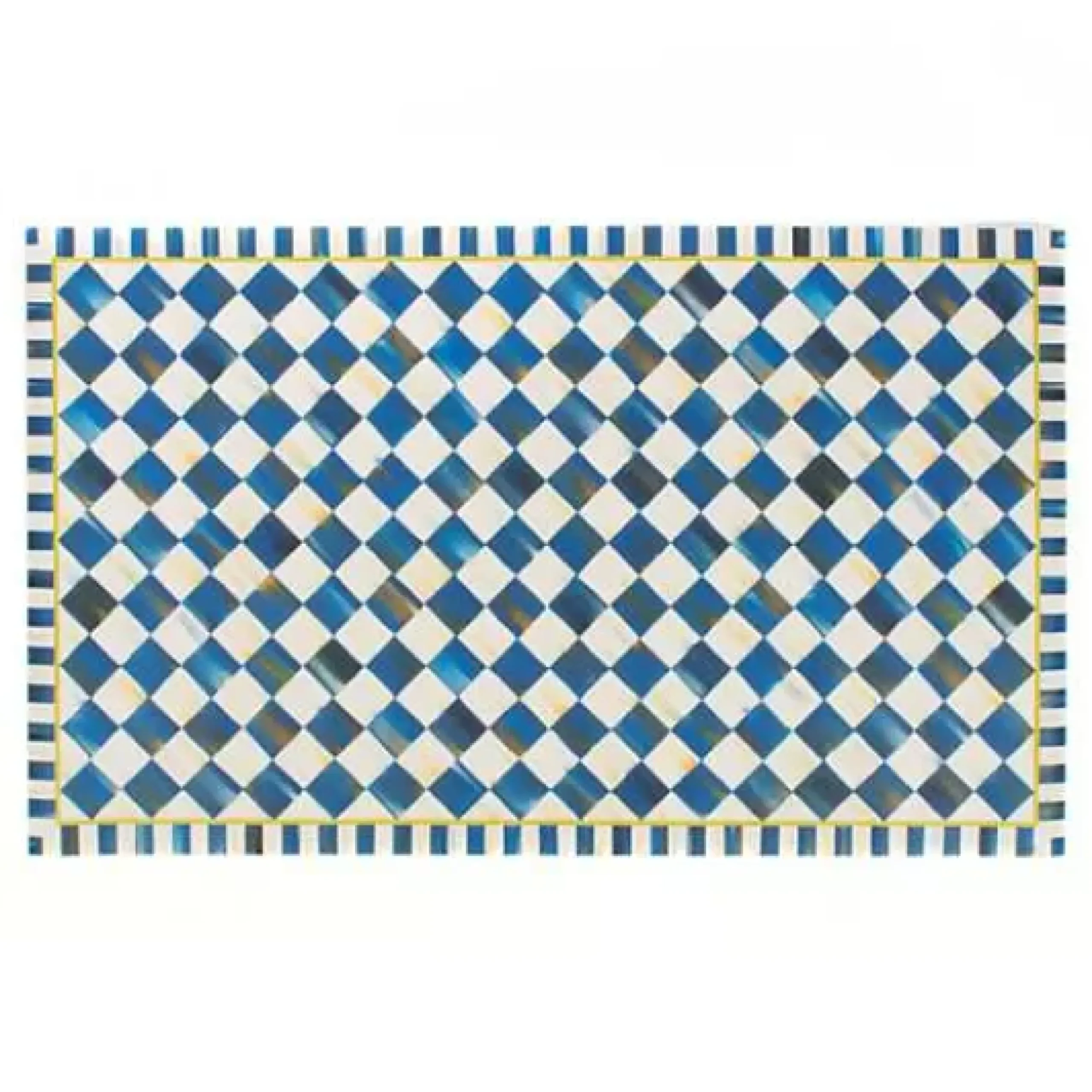 MacKenzie-Childs Royal Check Floor Mat - 3' x 5'< Rugs