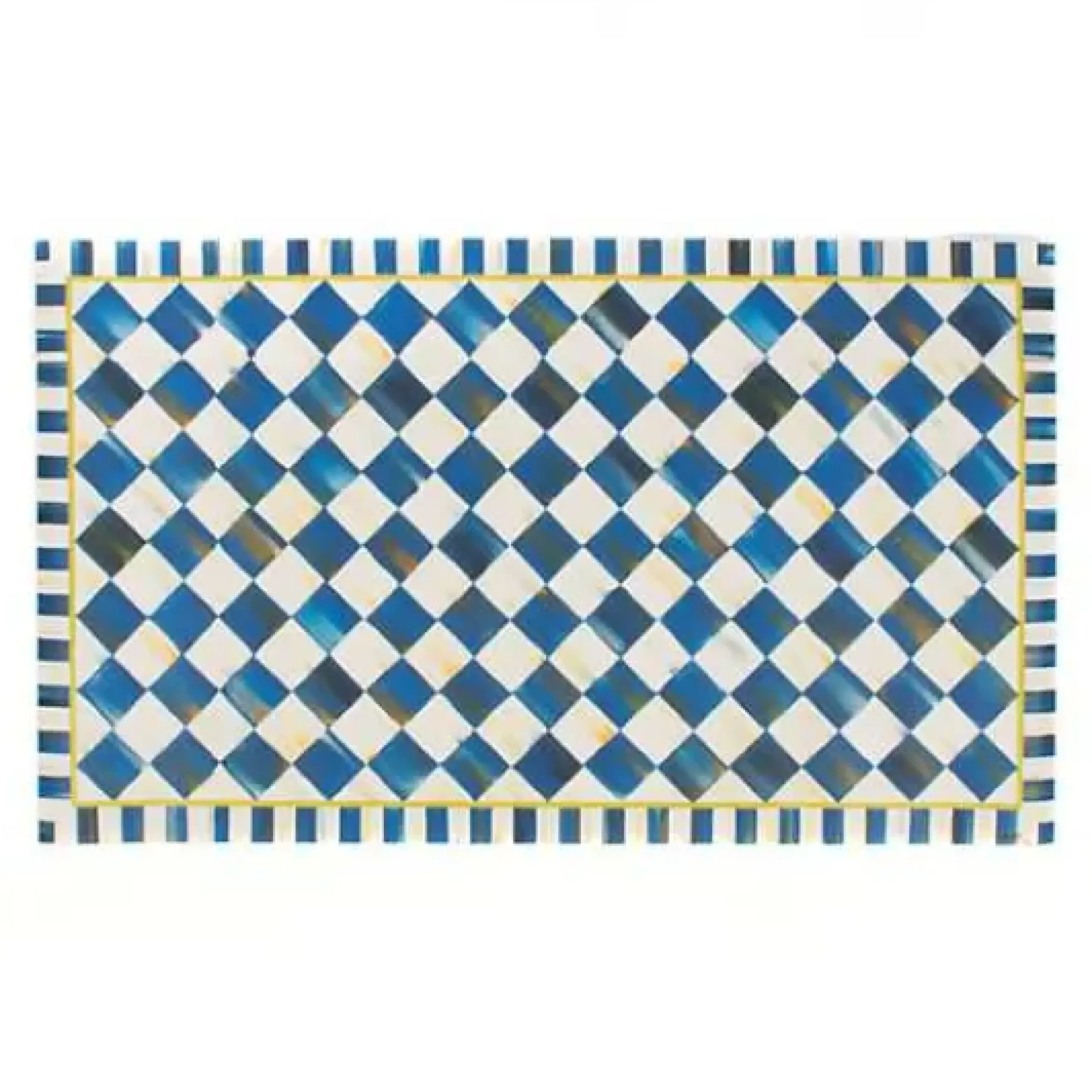 MacKenzie-Childs Royal Check Floor Mat - 2' x 3'< Rugs