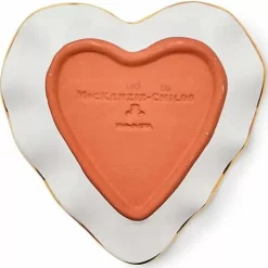 MacKenzie-Childs Royal Check Fluted Heart Plate< Bar Entertaining|Serveware