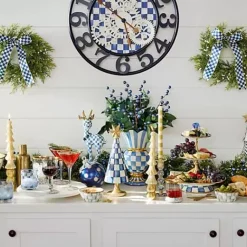 MacKenzie-Childs Royal Check Great Vase< Room Accents