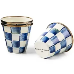 MacKenzie-Childs Royal Check Herb Pots, Set of 3< Spring|The Fall Shop