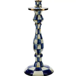 MacKenzie-Childs Royal Check Large Candlestick< Candles & Fragrances