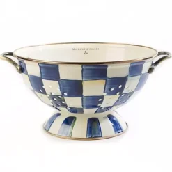 MacKenzie-Childs Royal Check Large Colander< Kitchen Utensils & Tools