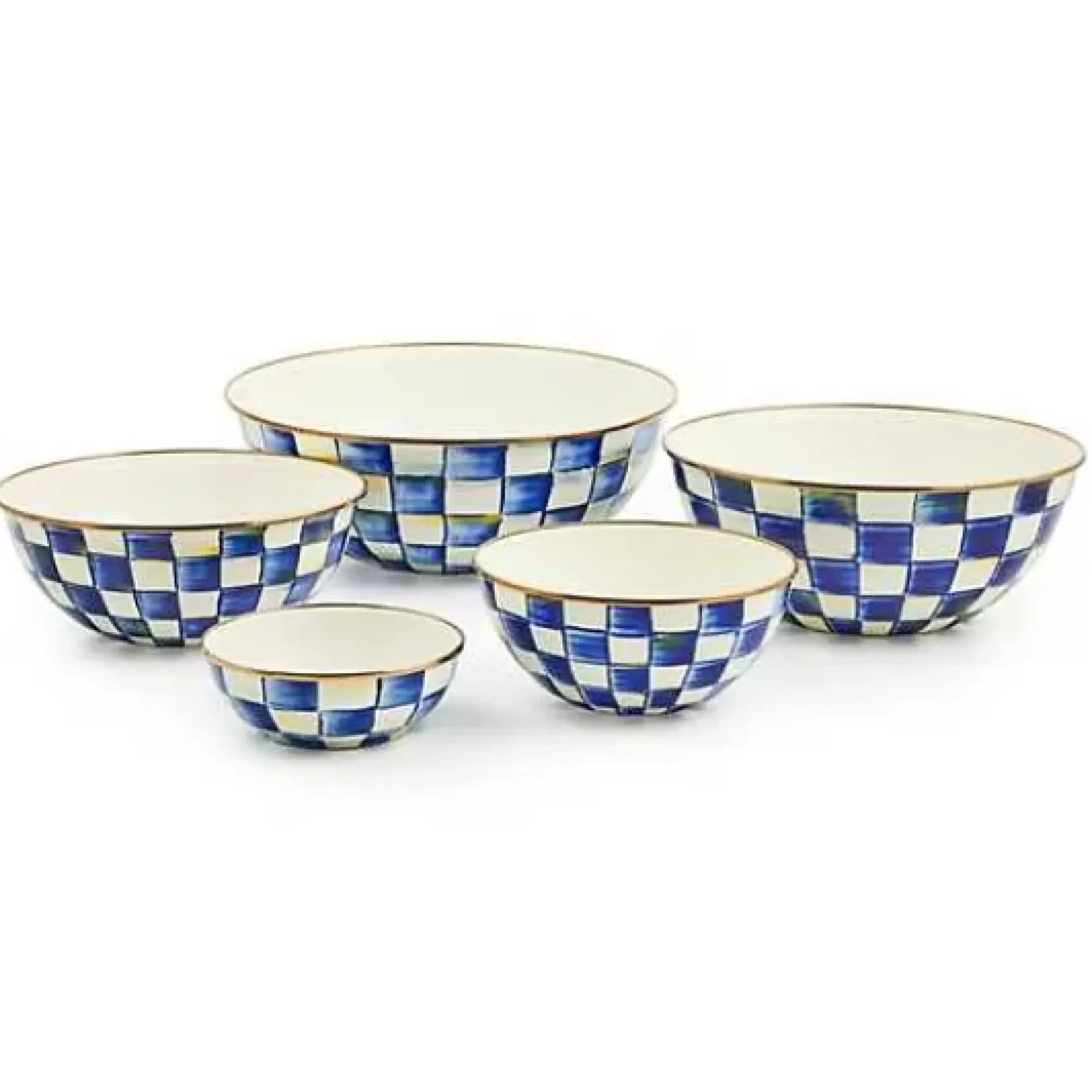 MacKenzie-Childs Royal Check Large Everyday Bowl< Serveware