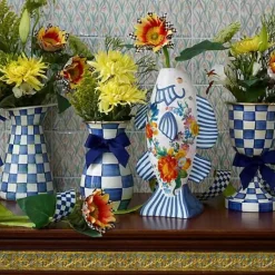 MacKenzie-Childs Royal Check Large Practical Pitcher< Bar Entertaining|Serveware