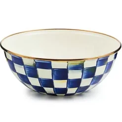 MacKenzie-Childs Royal Check Medium Everyday Bowl< Serveware