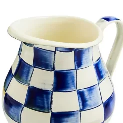 MacKenzie-Childs Royal Check Pitcher< Bar Entertaining|Serveware