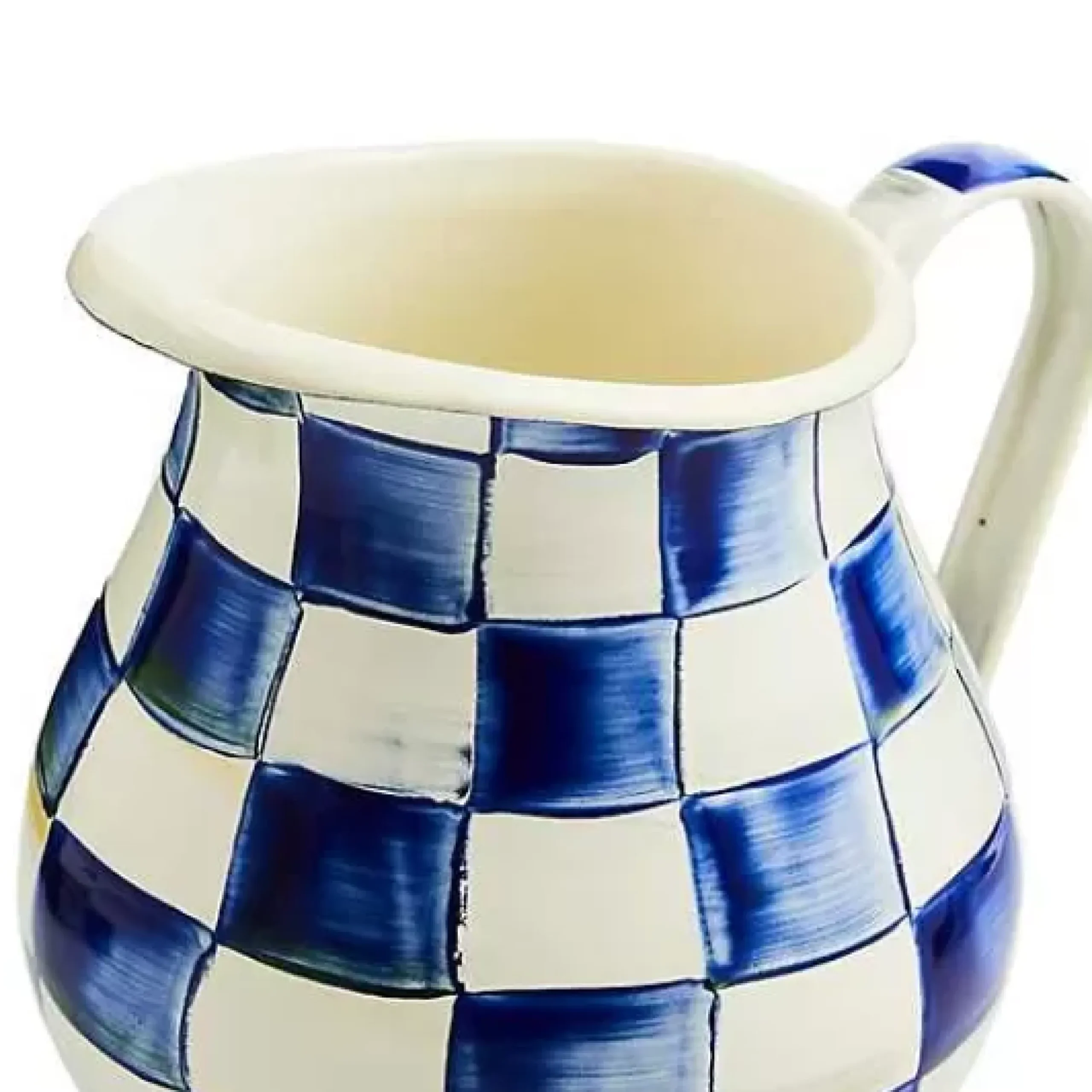 MacKenzie-Childs Royal Check Pitcher< Bar Entertaining|Serveware