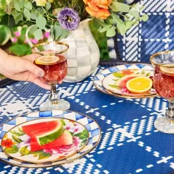 MacKenzie-Childs Royal Check Salad/Dessert Plate< Dinnerware & Flatware