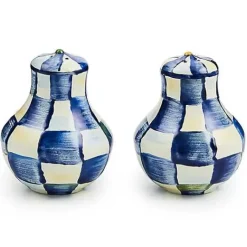 MacKenzie-Childs Royal Check Salt Pepper Shakers< Table Accessories|Serveware
