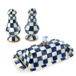 MacKenzie-Childs Royal Check Service Set< Kitchen & Dining Sets|Serveware