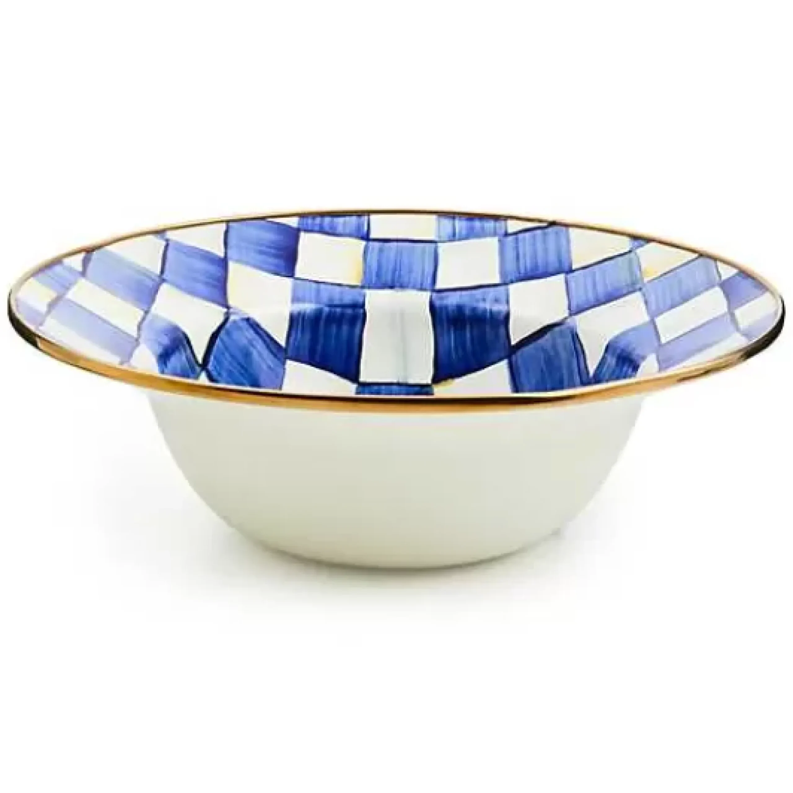 MacKenzie-Childs Royal Check Serving Bowl< Serveware