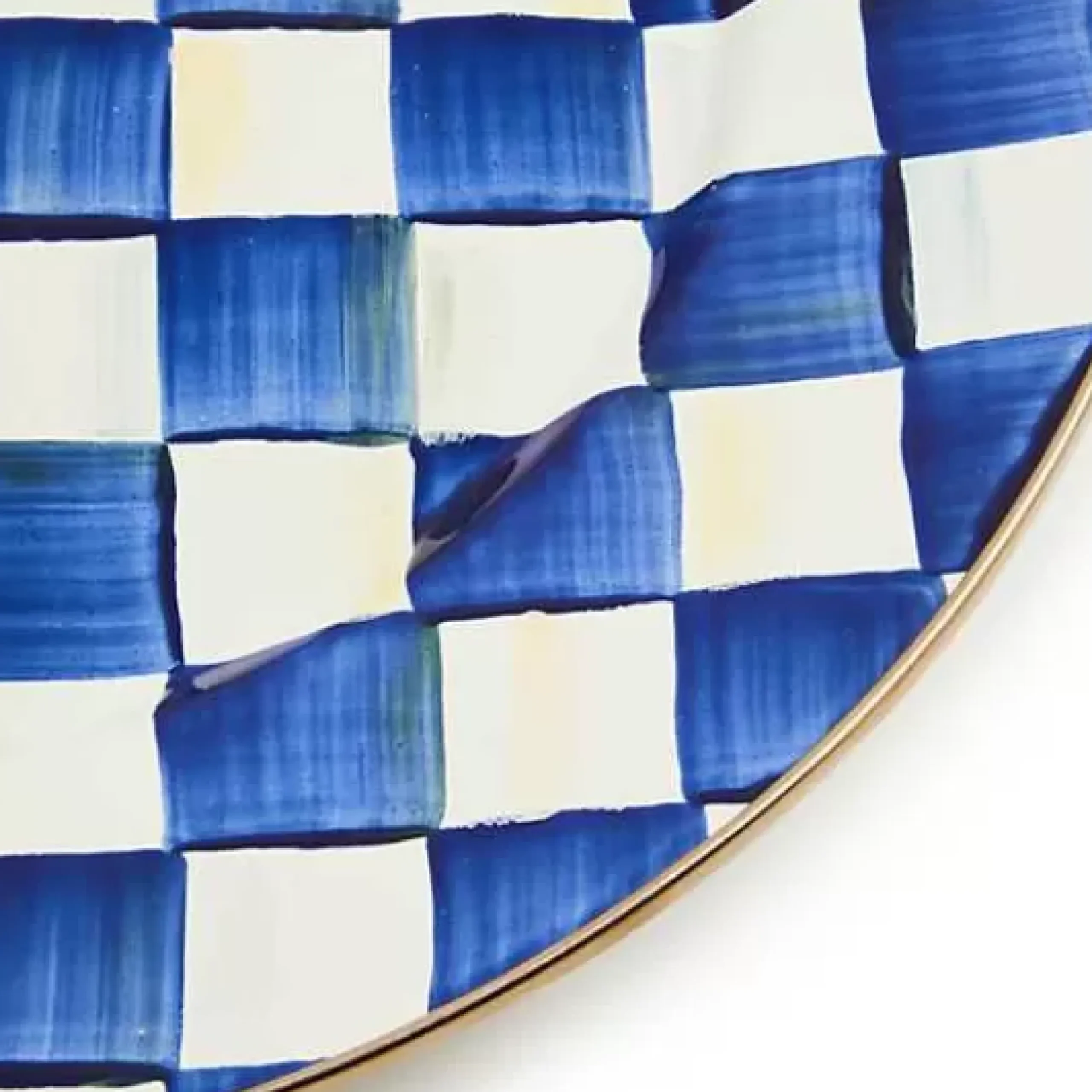MacKenzie-Childs Royal Check Serving Platter< Bar Entertaining|Serveware