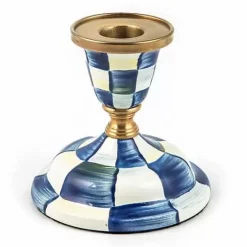 MacKenzie-Childs Royal Check Short Candlestick< Candles & Fragrances