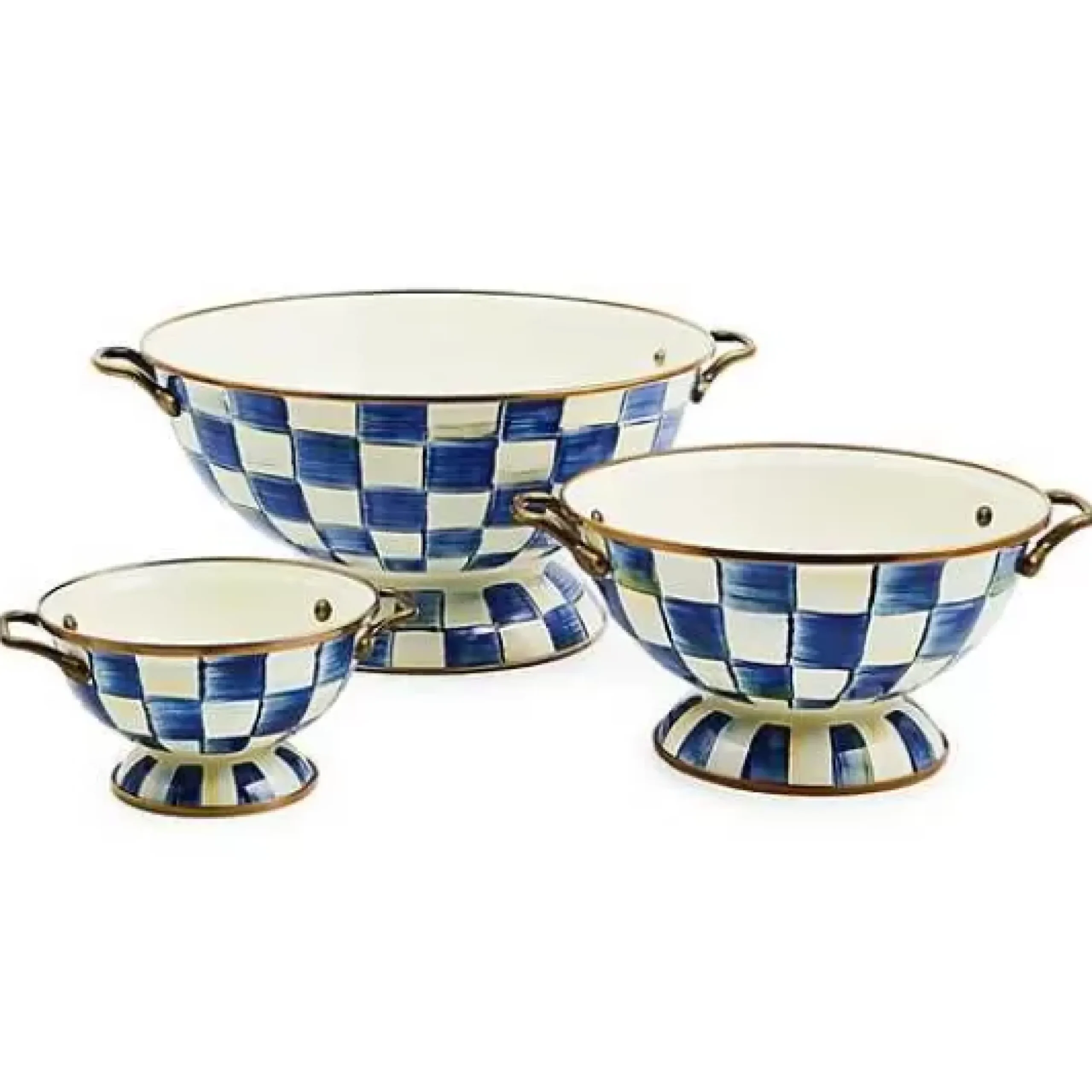 MacKenzie-Childs Royal Check Simply Anything Bowl< Serveware