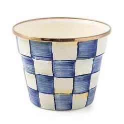 MacKenzie-Childs Royal Check Small Garden Pot< Spring|Greenery & Florals
