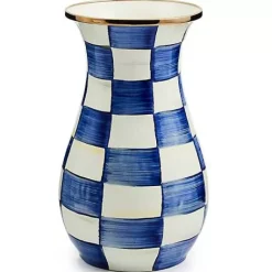 MacKenzie-Childs Royal Check Tall Vase< Spring|Room Accents
