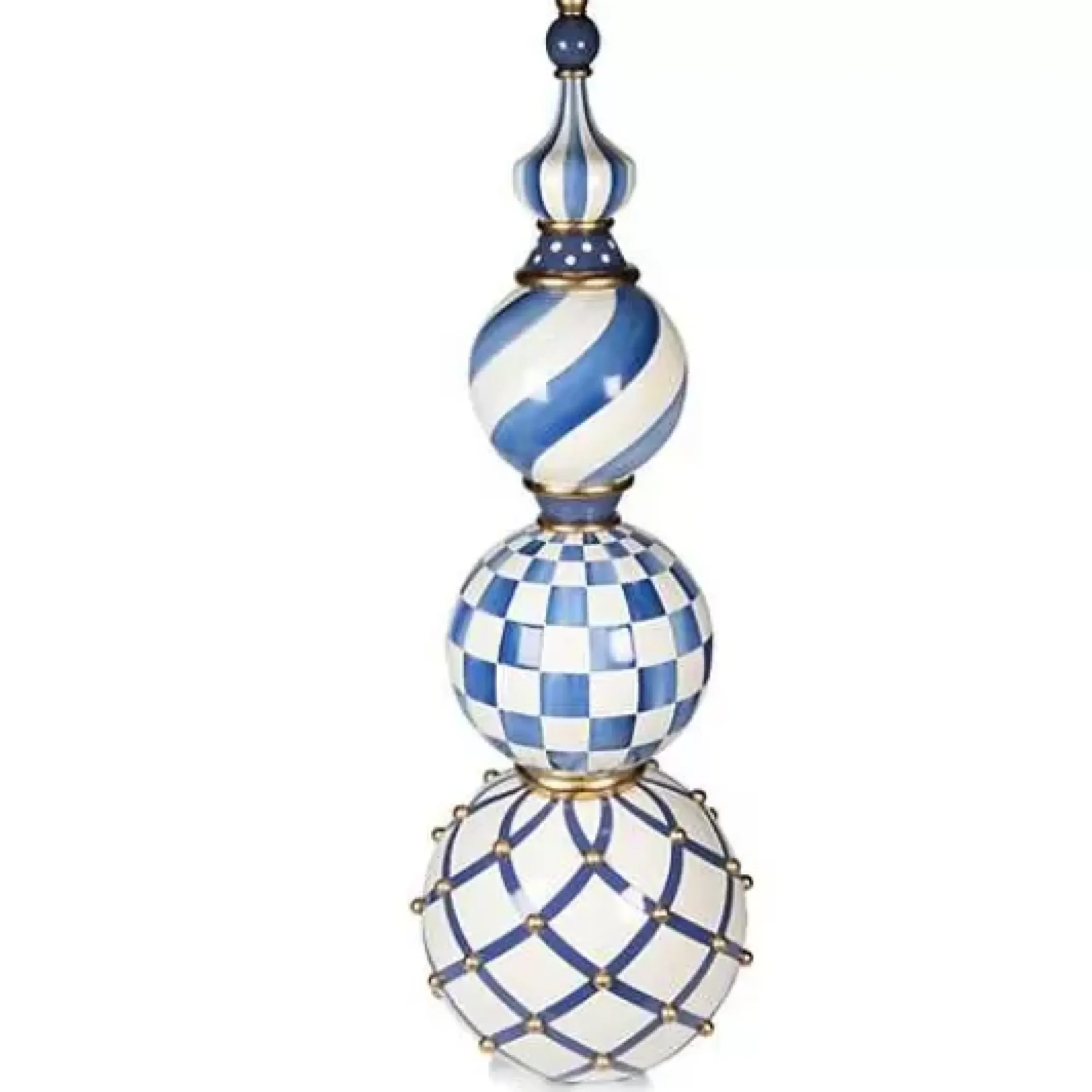 MacKenzie-Childs Royal Check Trophy Topiary< Spring|The Fall Shop