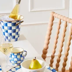 MacKenzie-Childs Royal Check Wine Cooler< Drinkware|Bar Entertaining
