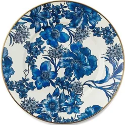 MacKenzie-Childs Royal English Garden Enamel Dinner Plate< Spring|Dinnerware & Flatware