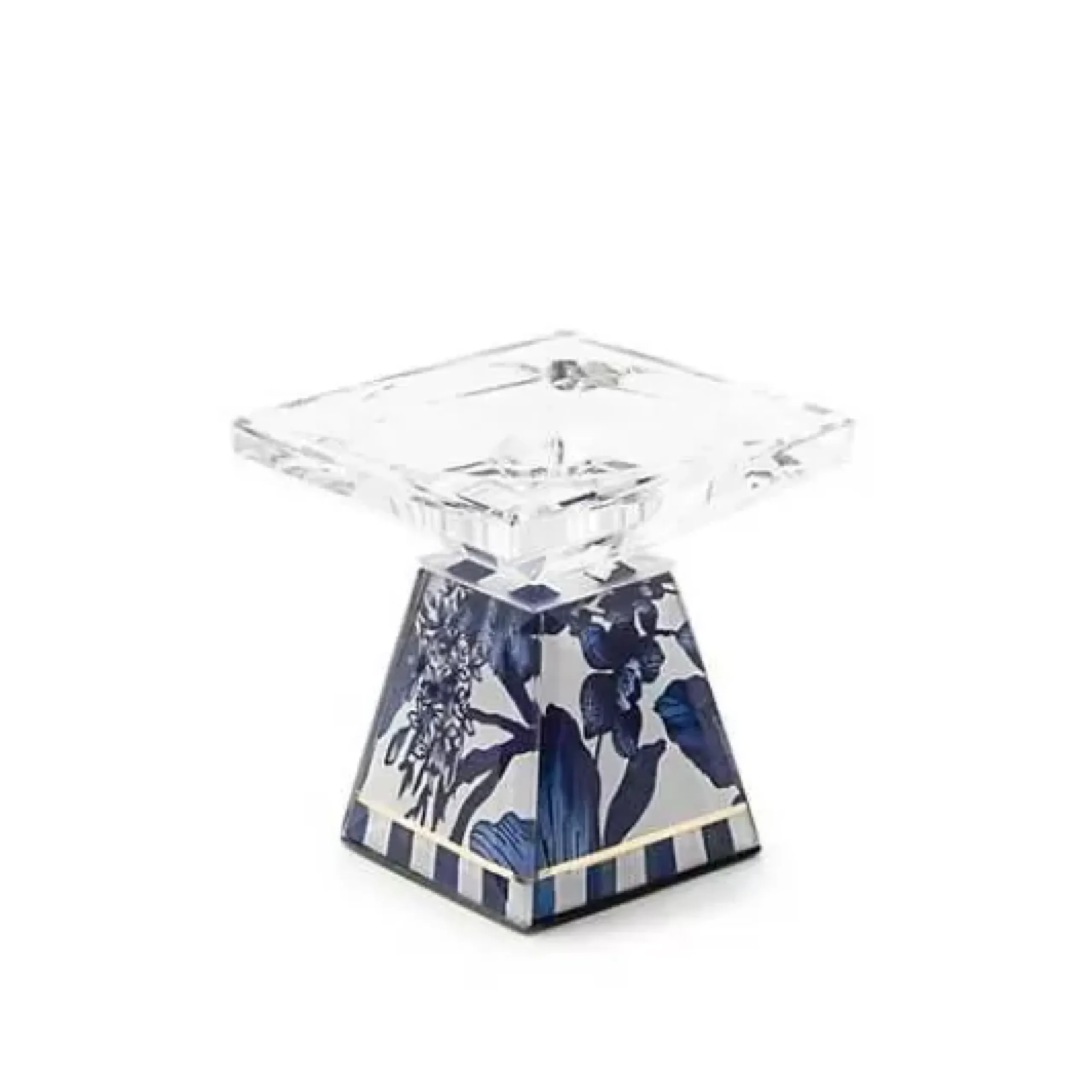 MacKenzie-Childs Royal English Garden Short Candle Holder< Spring|Candles & Fragrances