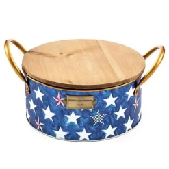 MacKenzie-Childs Royal Star Large Citronella Candle< Candles & Fragrances|Bar Entertaining