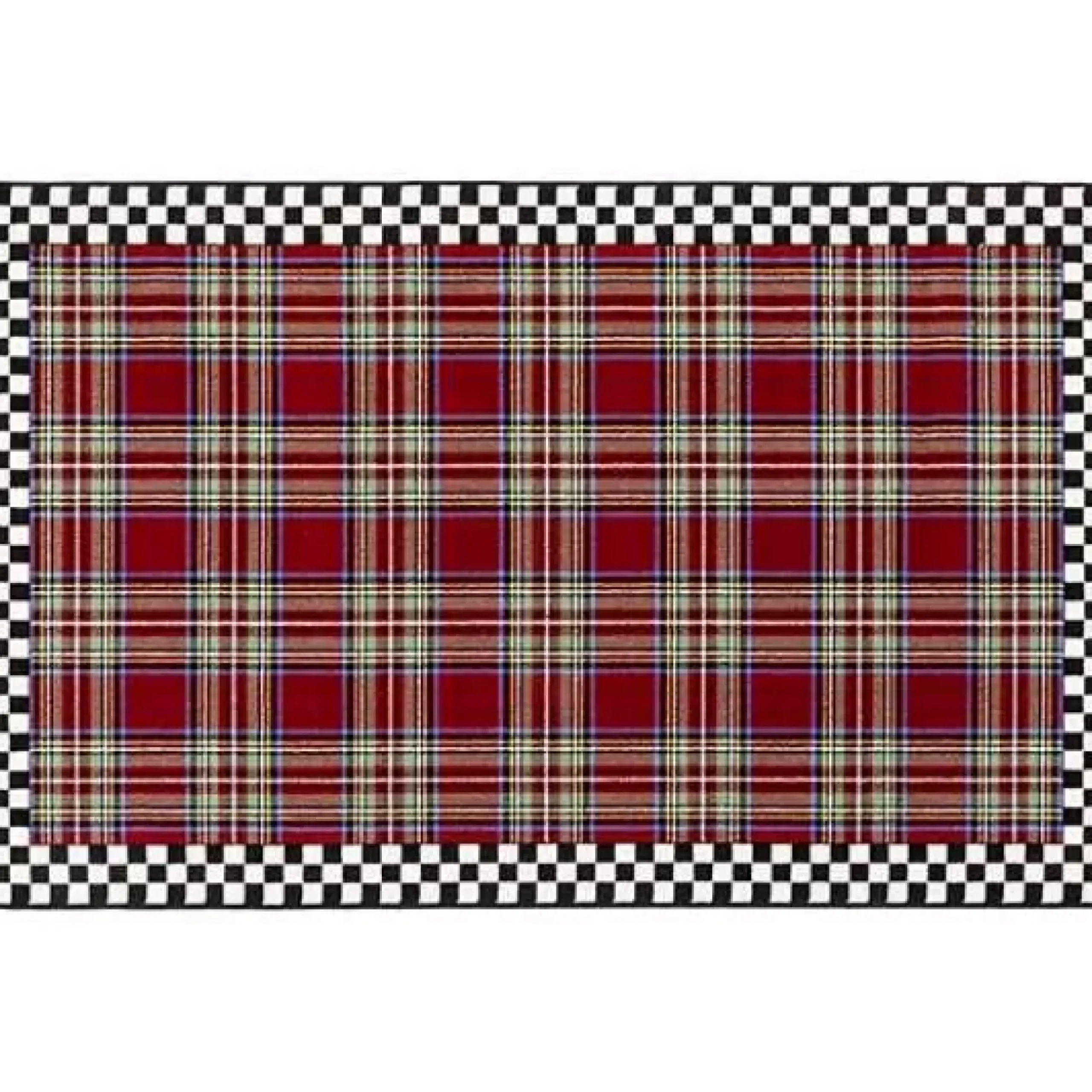 MacKenzie-Childs Royal Stewart Tartan Rug - 5'1 x 8'2< Holiday|Rugs