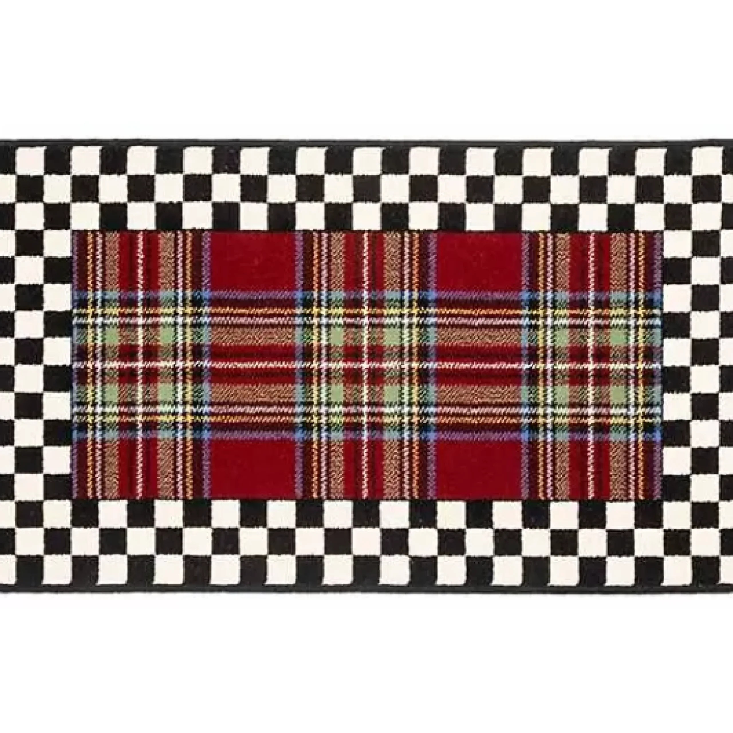 MacKenzie-Childs Royal Stewart Tartan Rug - 2'3 x 3'9< Holiday|Rugs