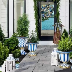 MacKenzie-Childs Royal Stripe Lantern< Spring|The Fall Shop