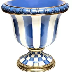 MacKenzie-Childs Royal Stripe Urn< Spring|The Fall Shop