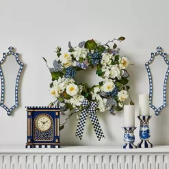 MacKenzie-Childs Royal Toile Short Pillar Candle Holder< Room Accents|Table Accessories