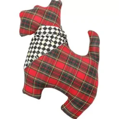 MacKenzie-Childs Scottie Shaped Throw Pillow< Holiday|Pillows, Throws, & Cushions
