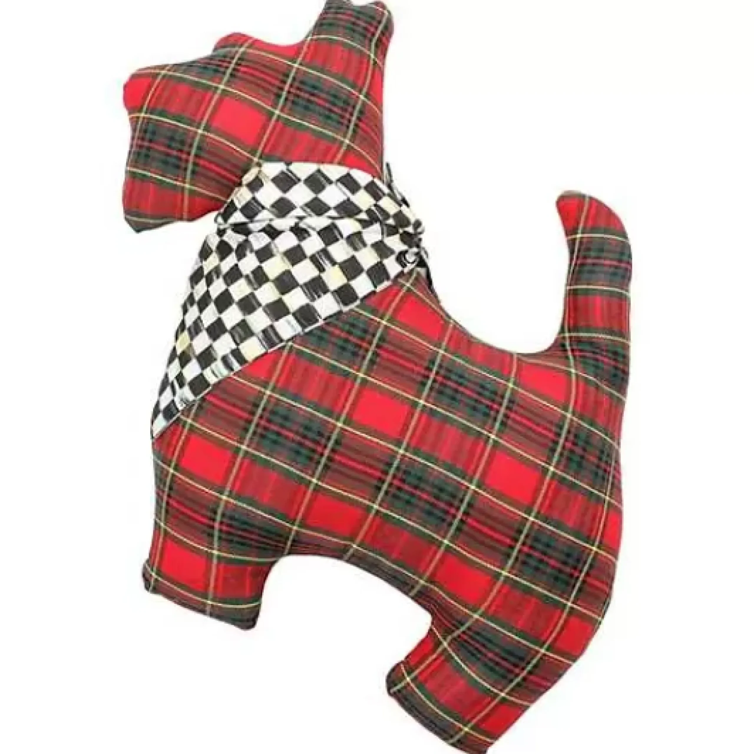 MacKenzie-Childs Scottie Shaped Throw Pillow< Holiday|Pillows, Throws, & Cushions