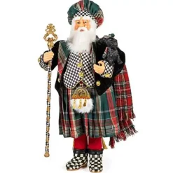 MacKenzie-Childs Scottish Santa< Holiday|Room Accents
