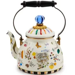 MacKenzie-Childs Sketchbook 2 Quart Tea Kettle< Fall Entertaining|Tea Kettles