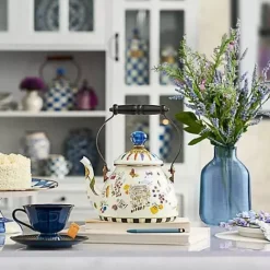 MacKenzie-Childs Sketchbook 2 Quart Tea Kettle< Fall Entertaining|Tea Kettles