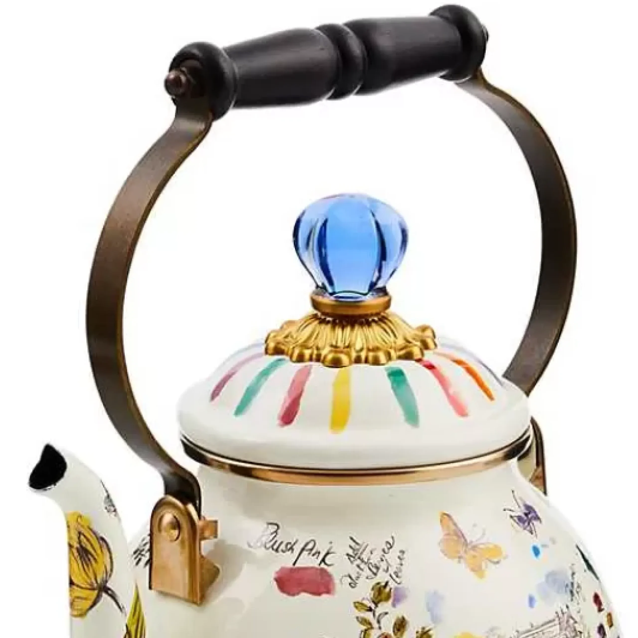 MacKenzie-Childs Sketchbook 2 Quart Tea Kettle< Fall Entertaining|Tea Kettles