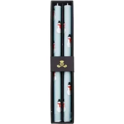 MacKenzie-Childs Snowman Dinner Candles, Set of 2< Holiday|Candles & Fragrances