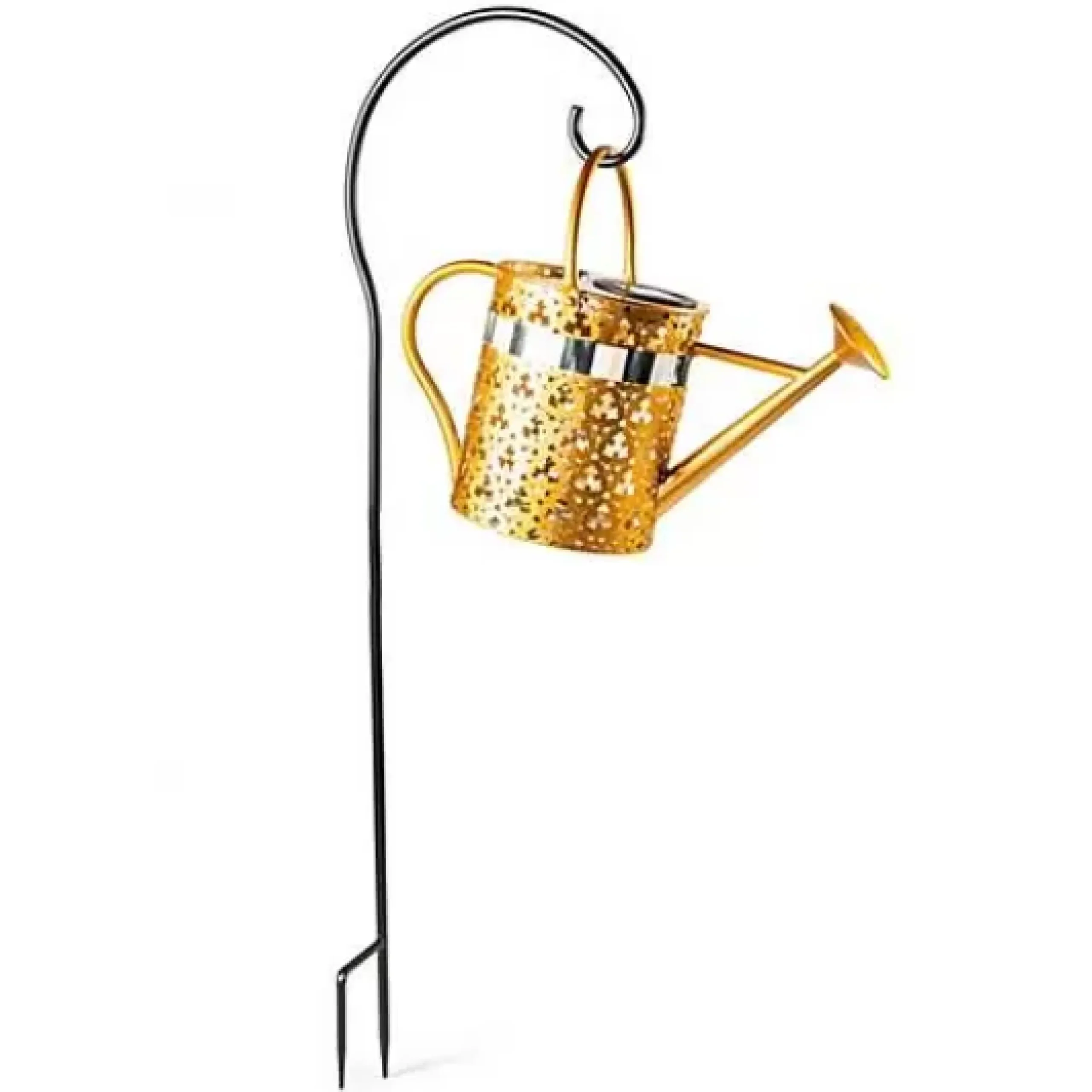 MacKenzie-Childs Solar Watering Can Garden Stake< Spring|Outdoor