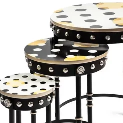MacKenzie-Childs Spot On Nesting Tables, Set of 3< Living Room