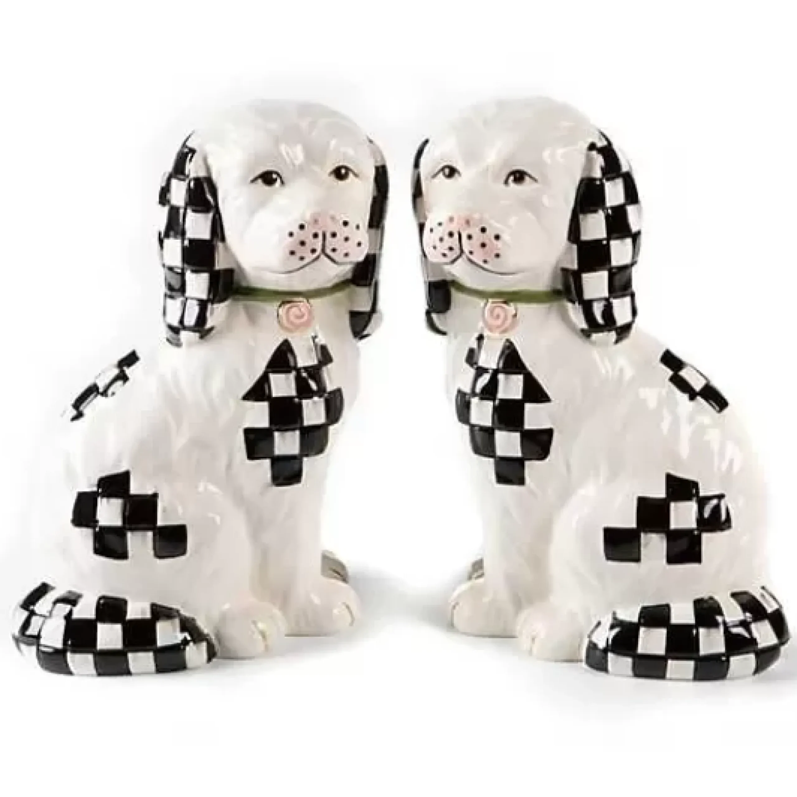 MacKenzie-Childs Staffordshire Dog Figures - Set of 2< Spring|Room Accents